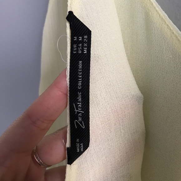 Zara V-back Summer Dress - Picture 3 of 4